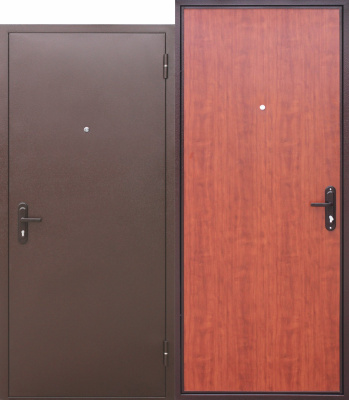 Стройгост 5  Медь антик, Руст. дуб 960*2050 ПРАВАЯ